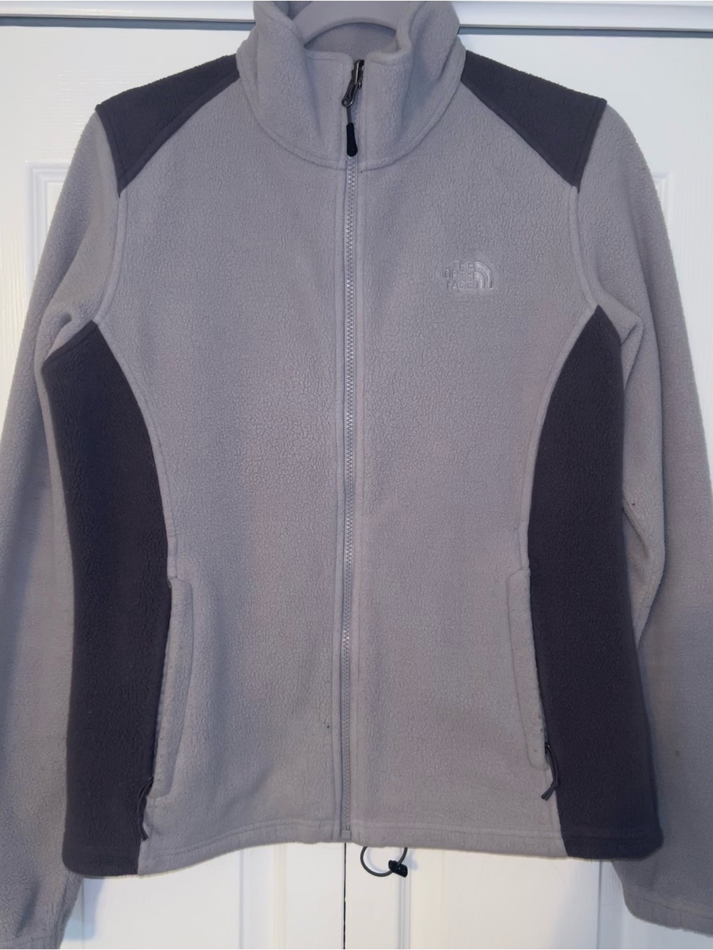 The North Face Women's Purple Color Block Fleece Jacket